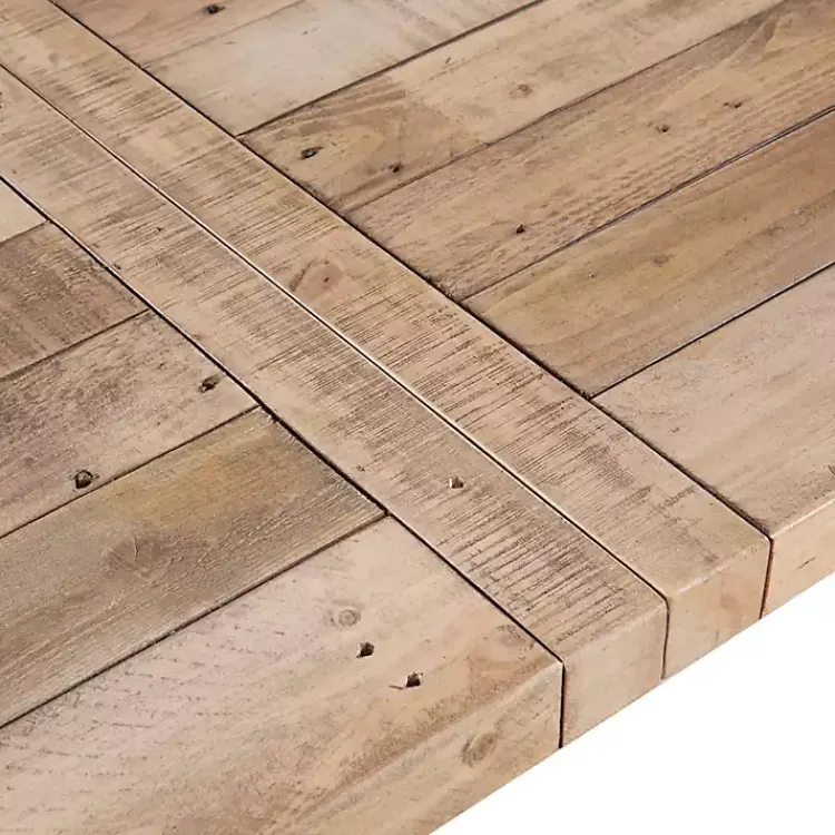 Dining Tables-Kirklands Home Natural Wood Sonoma Dining Table Tan