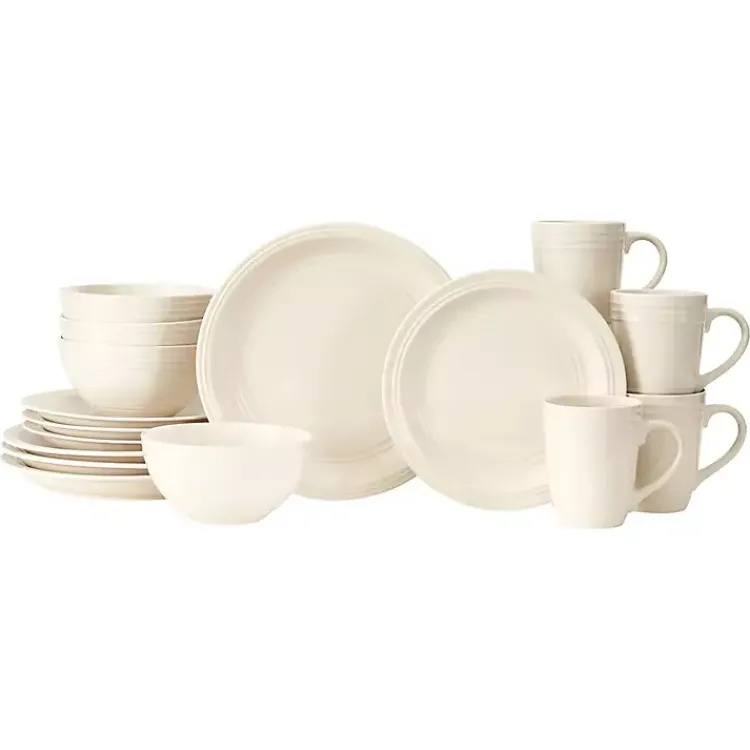 Dinnerware-Kirklands Home Charisma 16-pc. Dinnerware Set Ivory