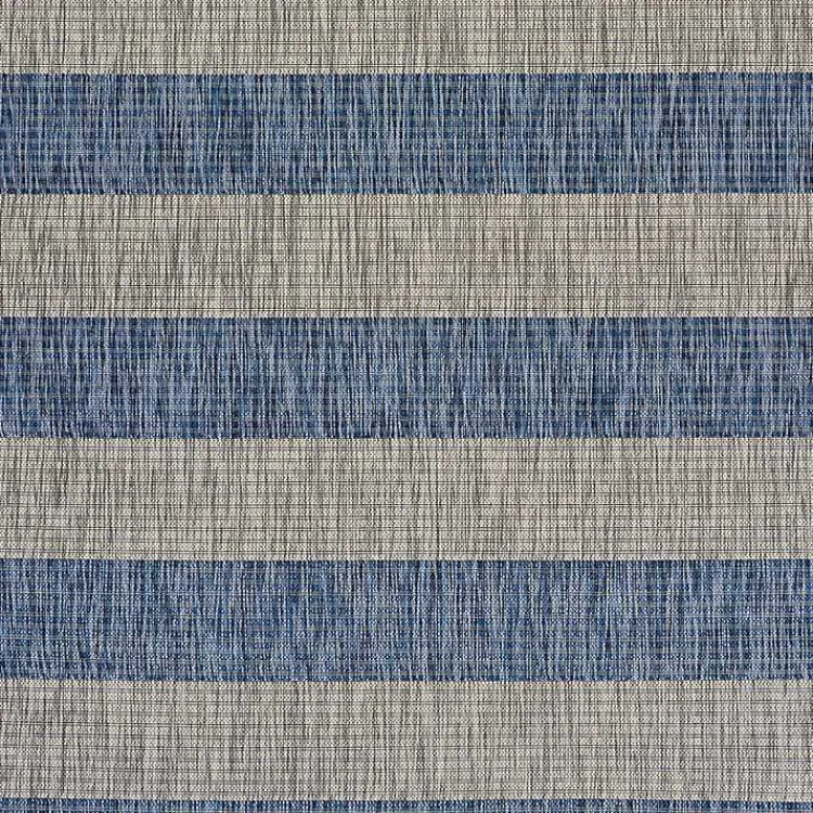 Outdoor Rugs-Kirklands Home Coastal Stripes Indoor/Outdoor Area Rug, 5x7