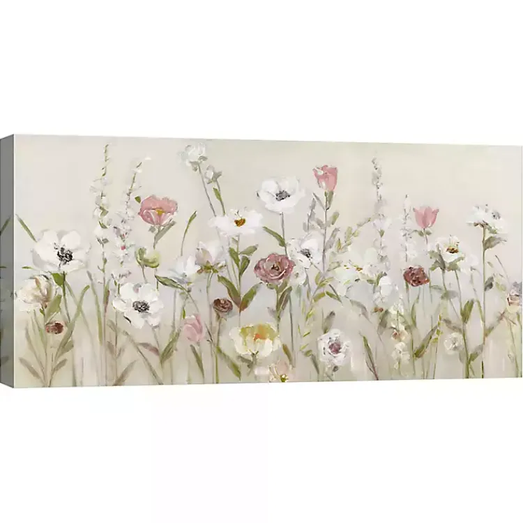Canvas Art-Kirklands Home Blooming Around Canvas Art Print Tan
