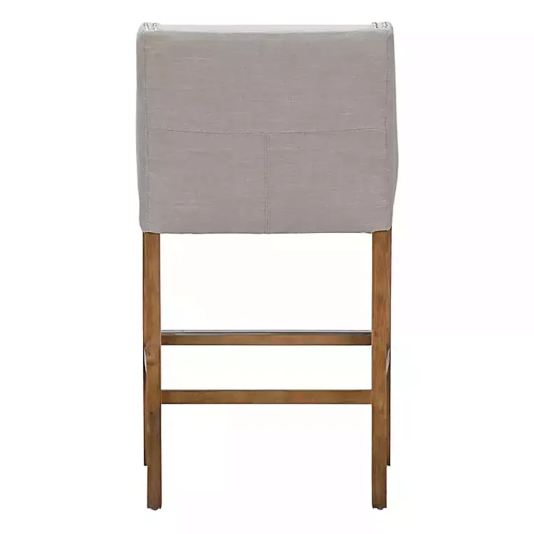 Bar Stools & Counter Height Stools-Kirklands Home Linen Castaic Barstool Tan