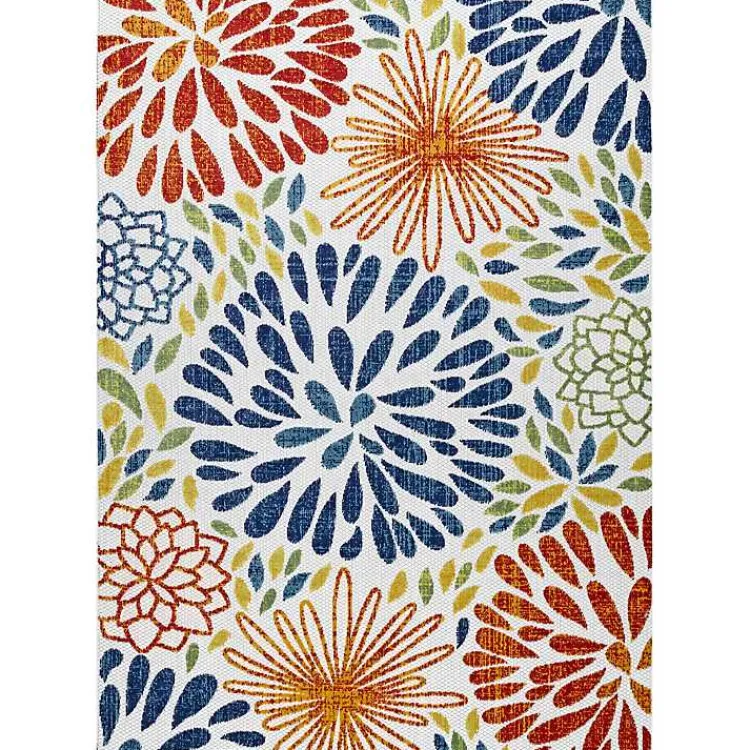 Outdoor Rugs-Kirklands Home color Burst Indoor/Outdoor Area Rug, 8x10 Multi