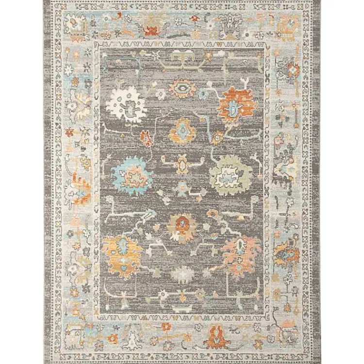 Area Rugs-Kirklands Home Taupe Bohemian Area Rug, 7x9 Brown