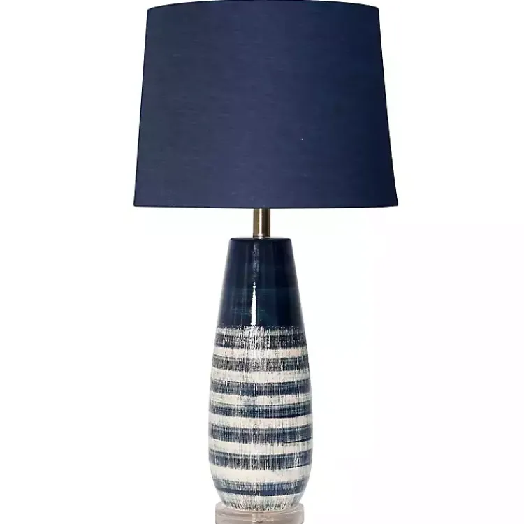 Table Lamps-Kirklands Home Ceramic Berni Table Lamp Blue