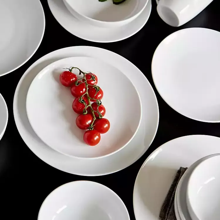 Dinnerware-Kirklands Home Ceramic 16-pc. Dinnerware Set White