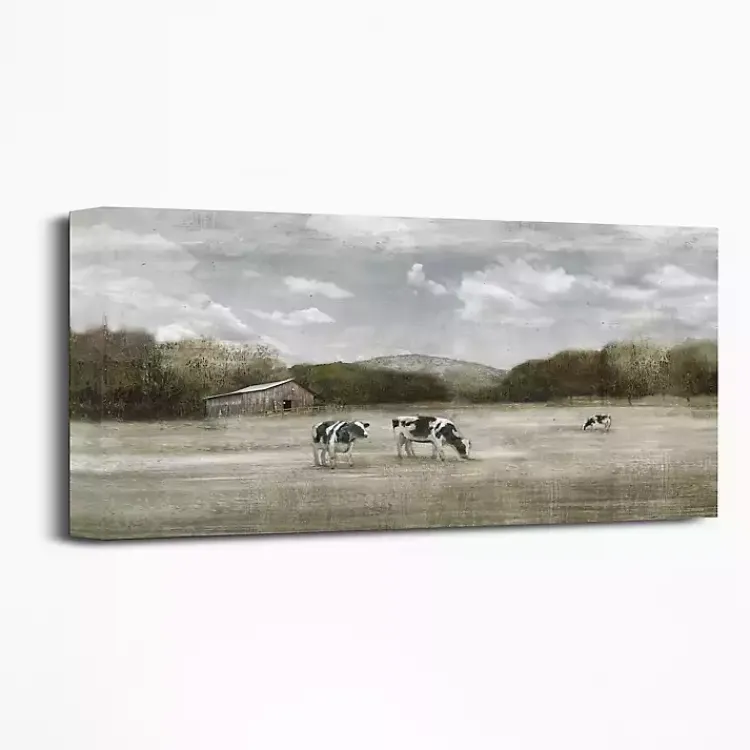 Canvas Art-Kirklands Home Country Satisfaction Giclee Canvas Art Print Green