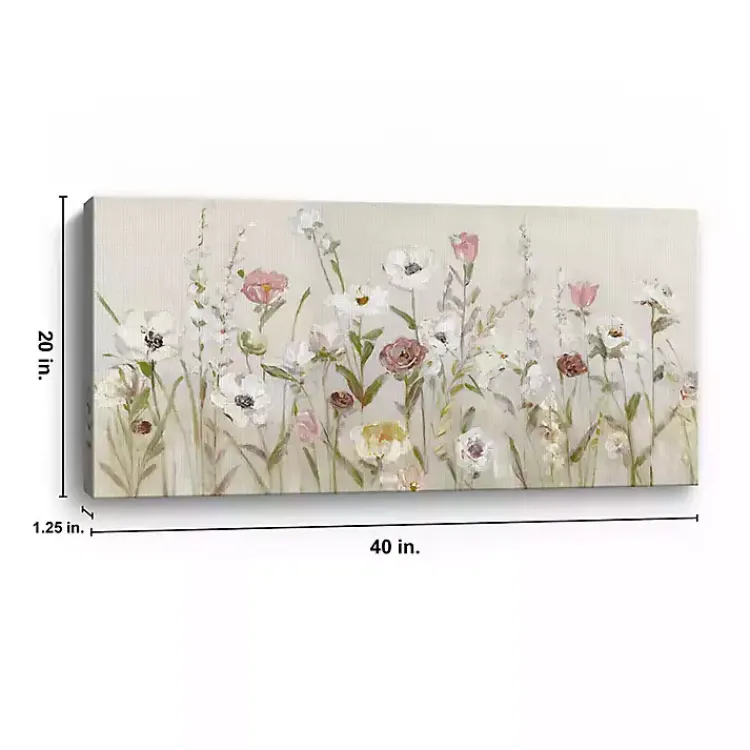 Canvas Art-Kirklands Home Blooming Around Giclee Canvas Art Print Tan