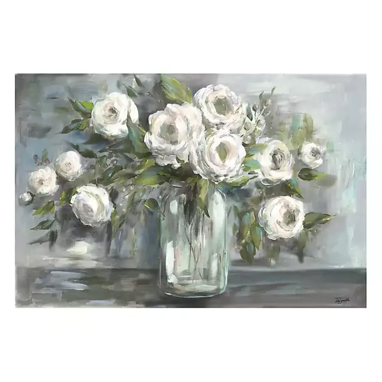 Canvas Art-Kirklands Home Soft Blooms Giclee Canvas Art Print, 48 in.