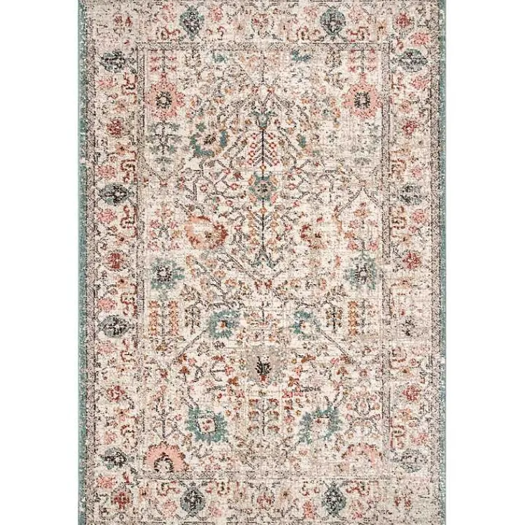 Area Rugs-Kirklands Home Vintage Floral Lenore Area Rug, 5x7 Multi
