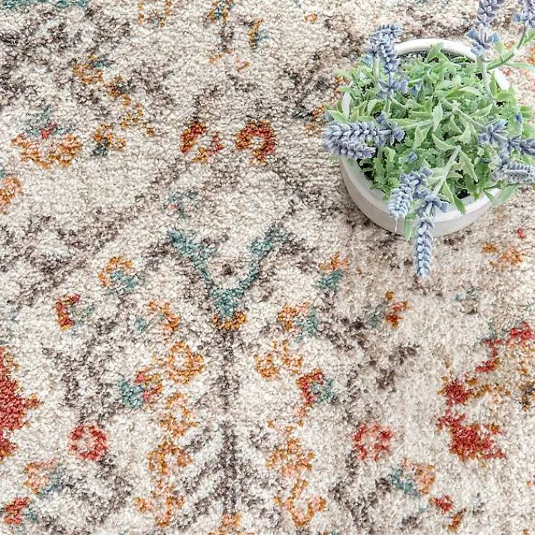 Area Rugs-Kirklands Home Vintage Floral Lenore Area Rug, 7x10 Multi