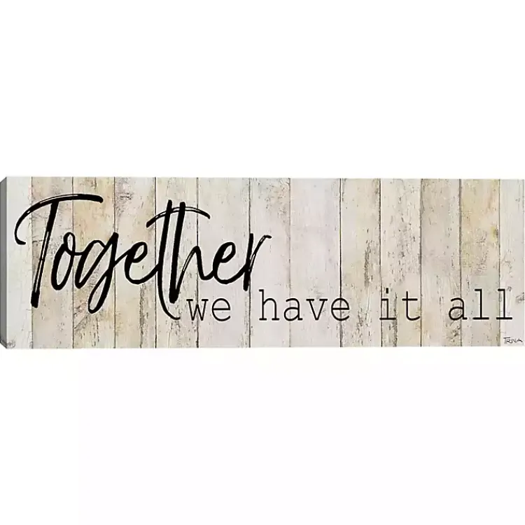 Wall Quotes & Signs-Kirklands Home Together Canvas Art Print