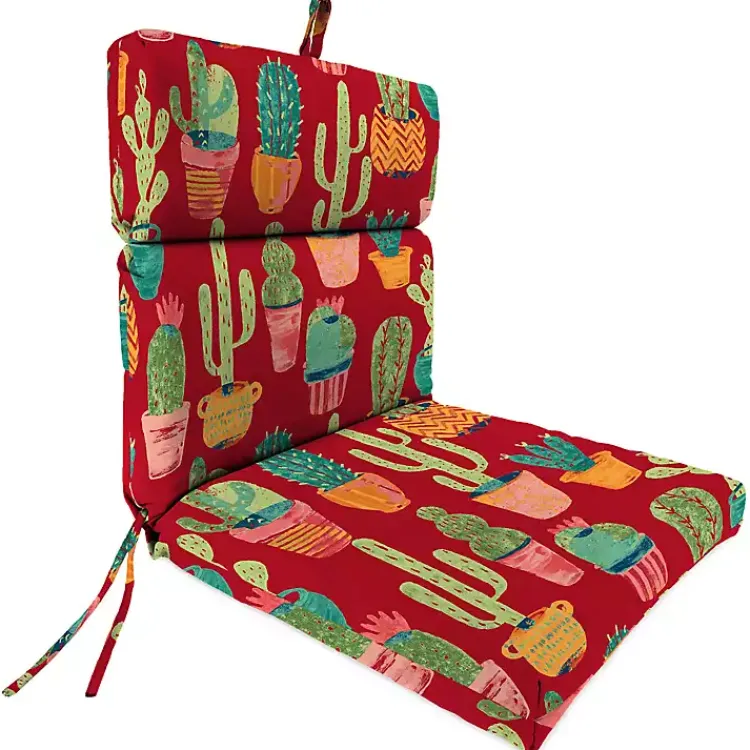 Outdoor Cushions & Pillows-Kirklands Home Sunrise Cetera Outdoor Chair Cushion
