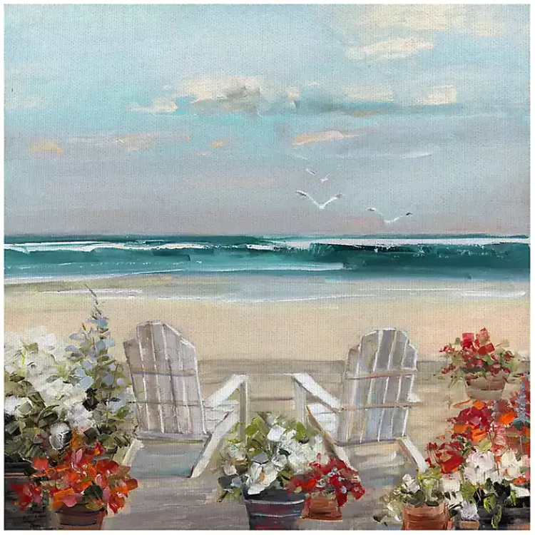 Canvas Art-Kirklands Home Summer Sea Breeze Giclee Canvas Art Print Multi