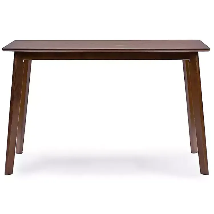 Dining Sets-Kirklands Home Walnut and Black Mid-Century 5-pc. Dining Set