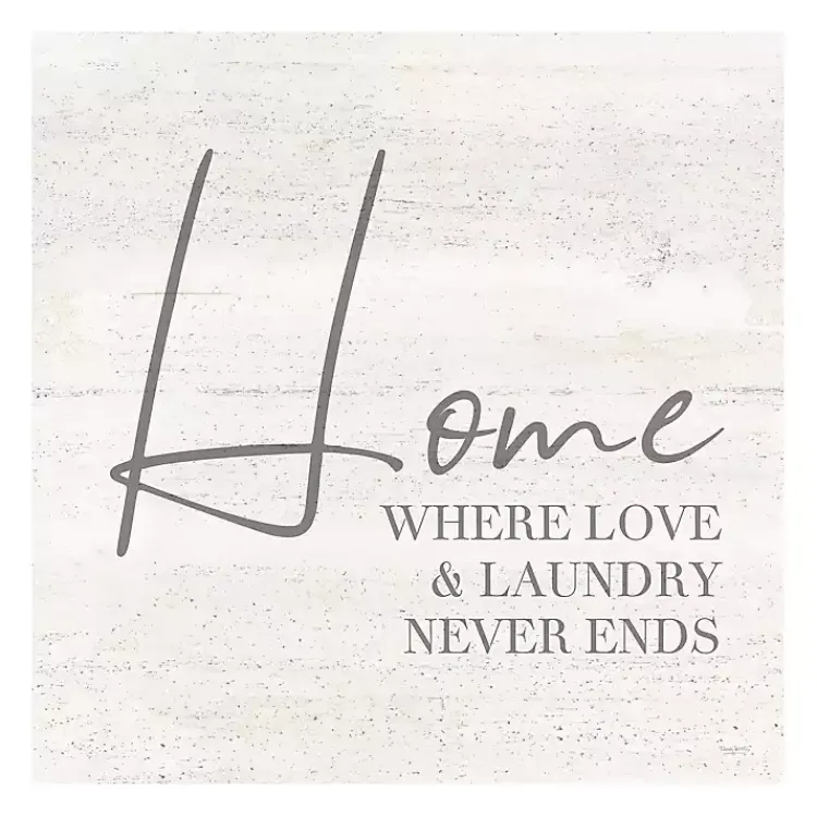 Wall Quotes & Signs-Kirklands Home Home Love and Laundry Canvas Art Print
