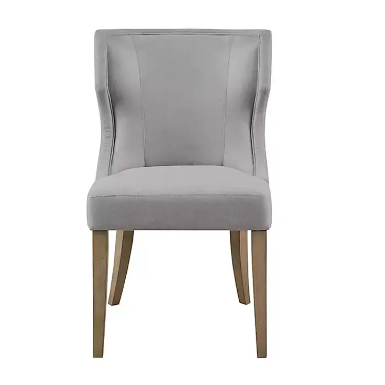 Dining Chairs-Kirklands Home Light Wingback Dining Chair Gray