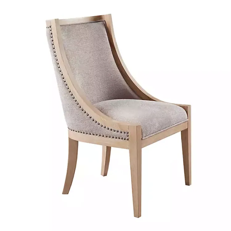 Dining Chairs-Kirklands Home Martha Stewart Swoop Back Dining Chair Tan