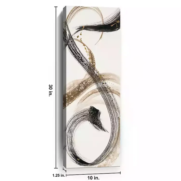 Canvas Art-Kirklands Home Soft Strokes Neutral Canvas Art Print