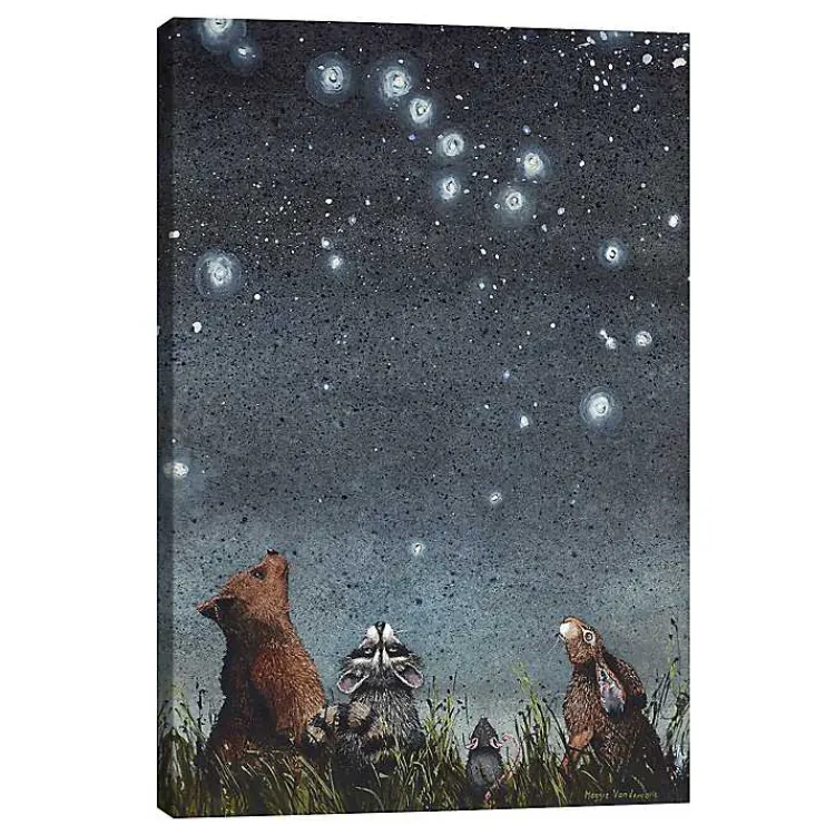 Canvas Art-Kirklands Home Constellations Giclee Canvas Art Print Blue