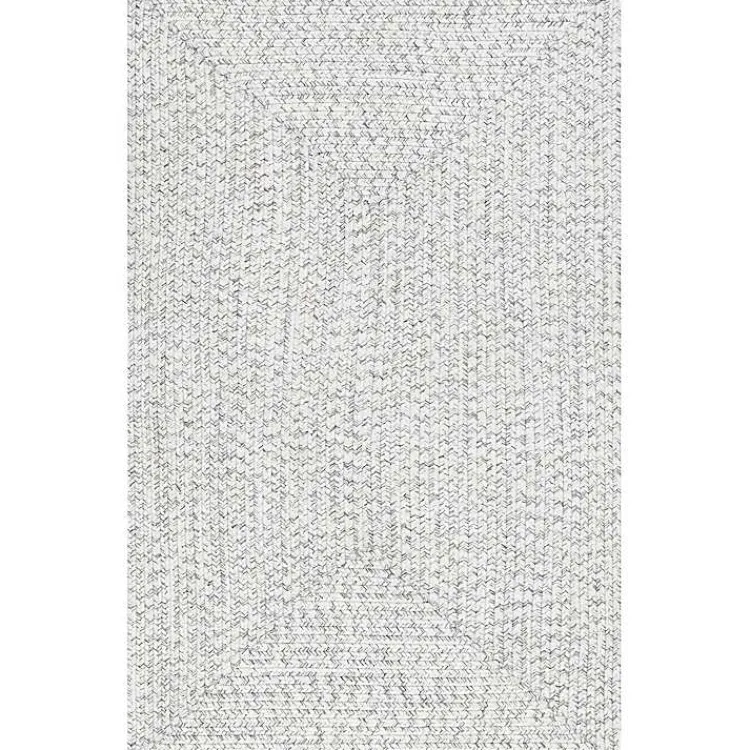 Area Rugs-Kirklands Home Ivory Braided Lefebvre Area Rug, 10x14 White