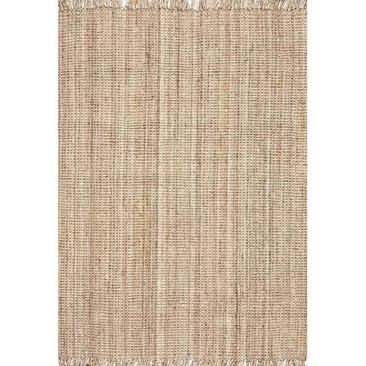 Area Rugs-Kirklands Home Hand Woven Looped Natural Jute Area Rug, 12x15