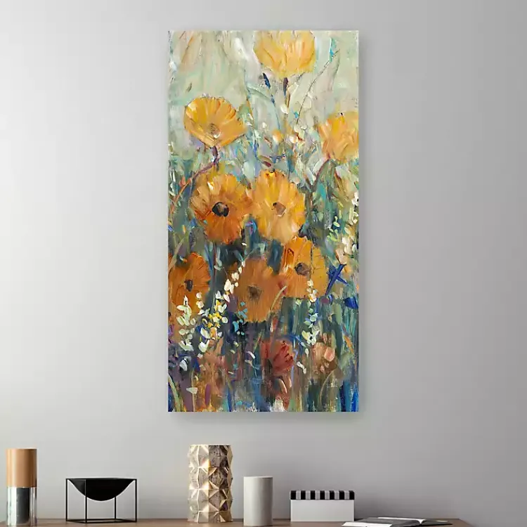 Canvas Art-Kirklands Home Floral Expression IV Giclee Canvas Art Print Multi