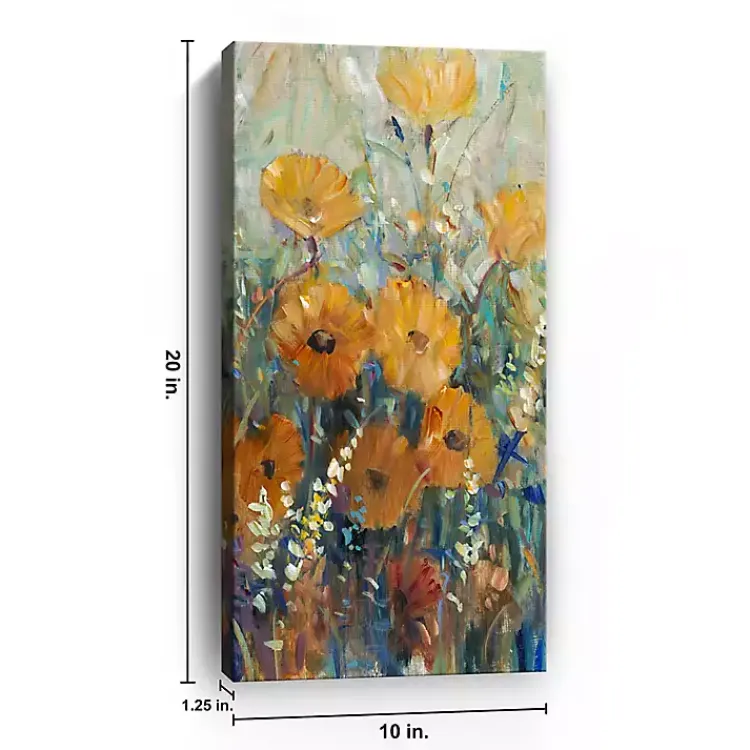 Canvas Art-Kirklands Home Floral Expression IV Giclee Canvas Art Print Multi