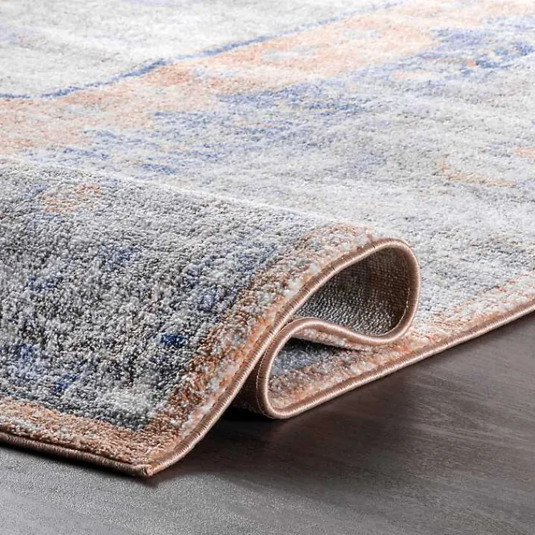 Area Rugs-Kirklands Home Pink Vintage Floral Print Area Rug, 8x10