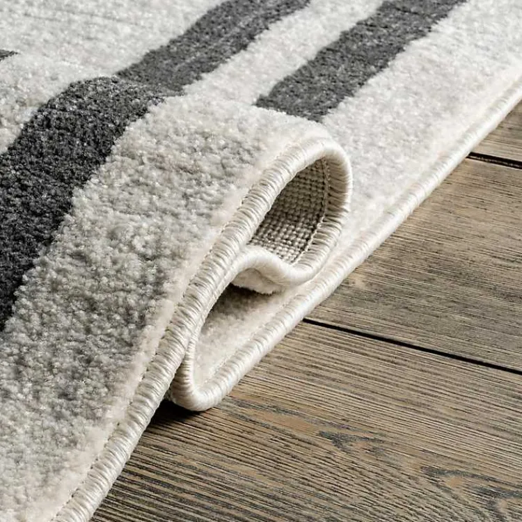 Area Rugs-Kirklands Home Ivory Classic Border Area Rug, 5x7