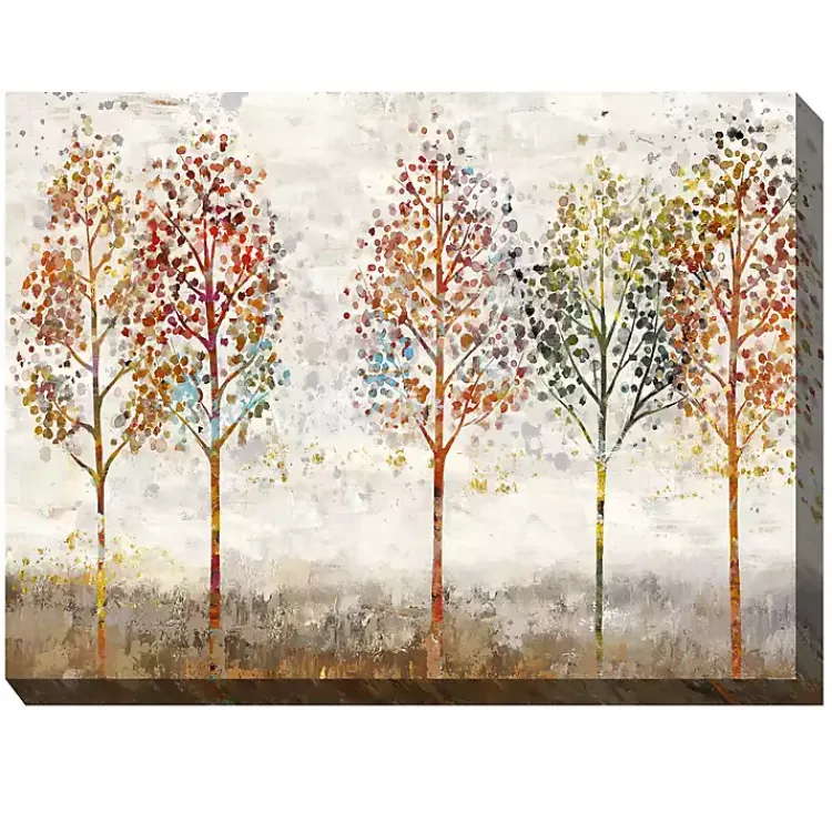Outdoor Wall Decor-Kirklands Home Young Forest Trees Outdoor Canvas Art Print