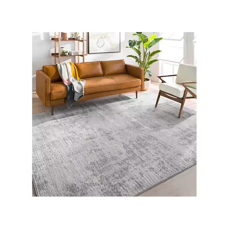 Area Rugs-Kirklands Home Gray Abstract Woven Area Rug, 5x7
