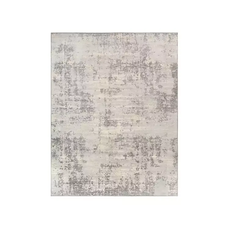 Area Rugs-Kirklands Home Gray Abstract Woven Area Rug, 7x10