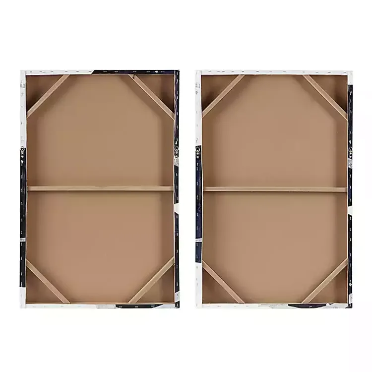 Canvas Art-Kirklands Home Blue Celestial Orbit Canvas Art Prints, Set of 2