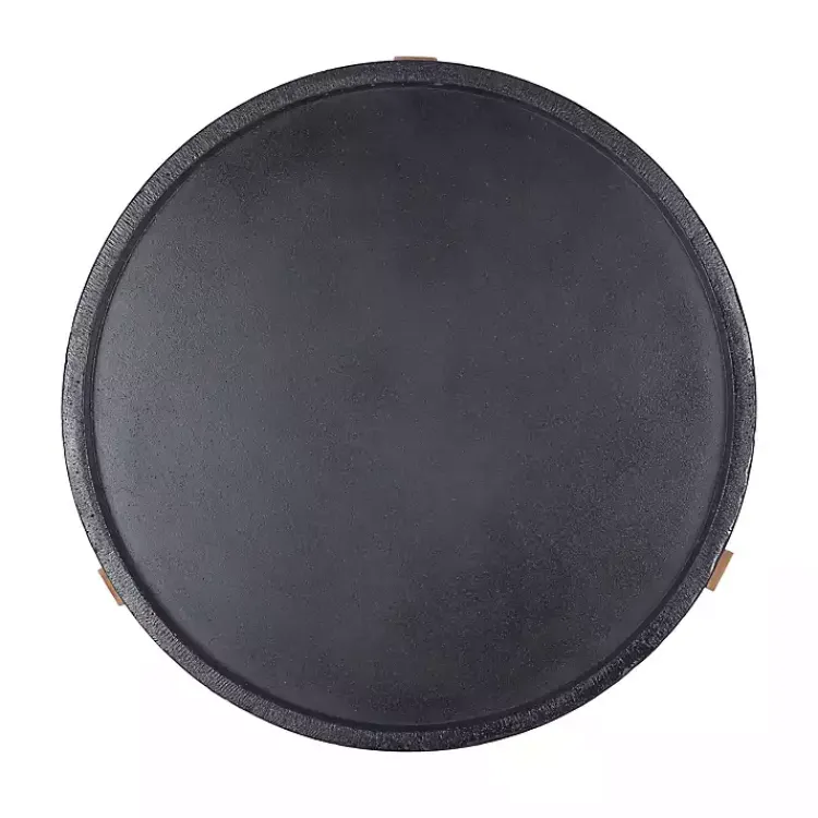 Outdoor Tables-Kirklands Home Sera Outdoor Side Table Black