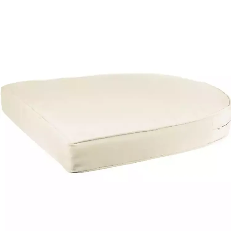 Outdoor Cushions & Pillows-Kirklands Home Outdoor Wicker Seat Cushion Ivory