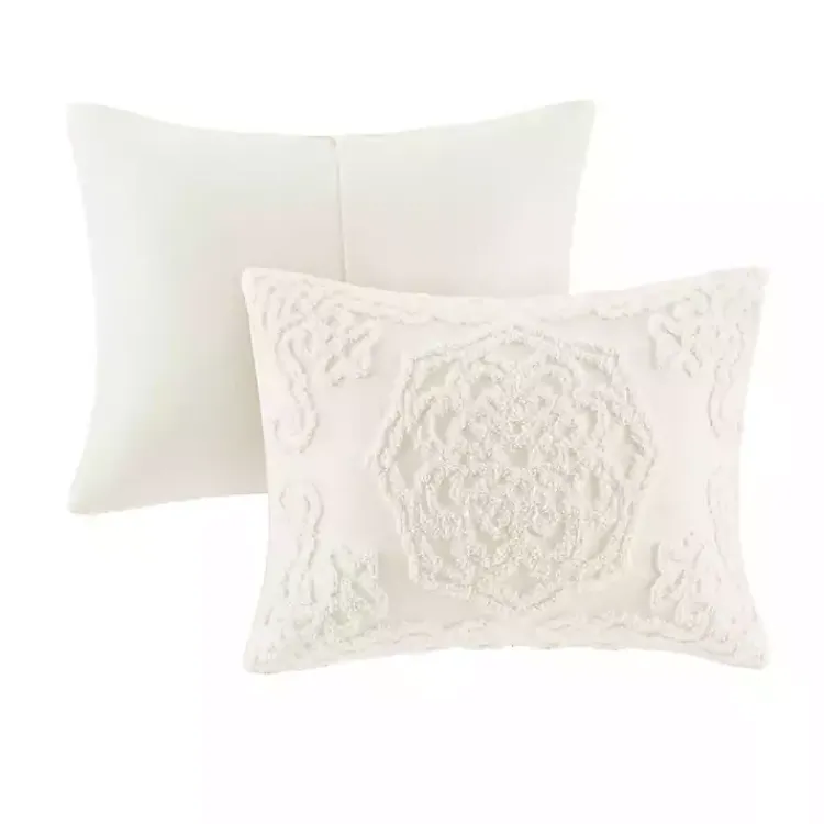 Comforters-Kirklands Home Medallion Full/Queen 3-pc. Comforter Set White