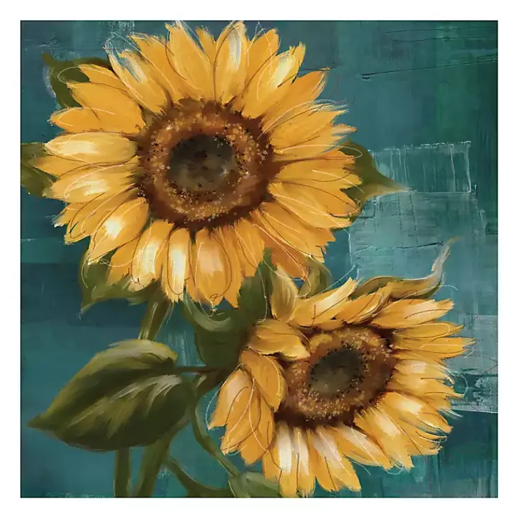 Canvas Art-Kirklands Home Bold Sunflowers Canvas Art Print, 30x30 in.