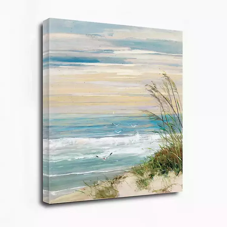 Canvas Art-Kirklands Home Beach at Dusk Canvas Art Print, 24x30 in.