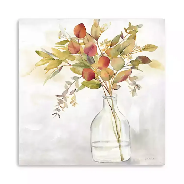 Canvas Art-Kirklands Home Eucalyptus Vase Spice I Canvas Art Print