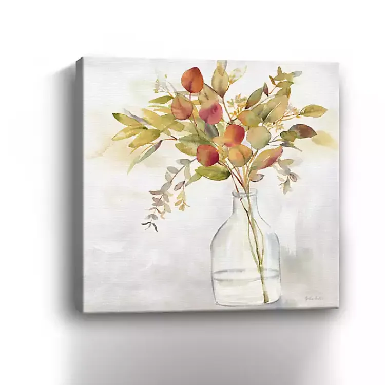 Canvas Art-Kirklands Home Eucalyptus Vase Spice I Canvas Art Print