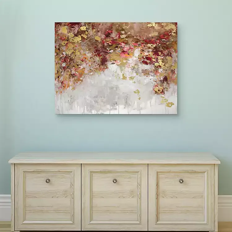 Canvas Art-Kirklands Home Robbins Charmed Gold Canvas Art Print