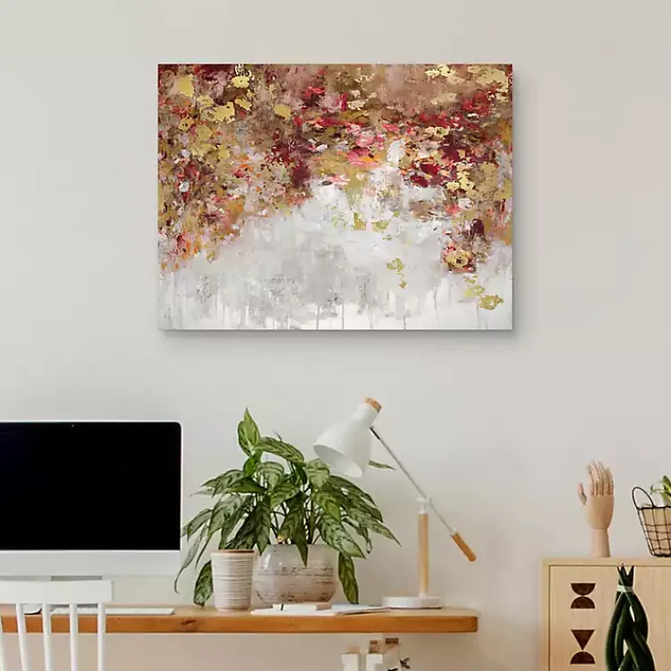 Canvas Art-Kirklands Home Robbins Charmed Gold Canvas Art Print