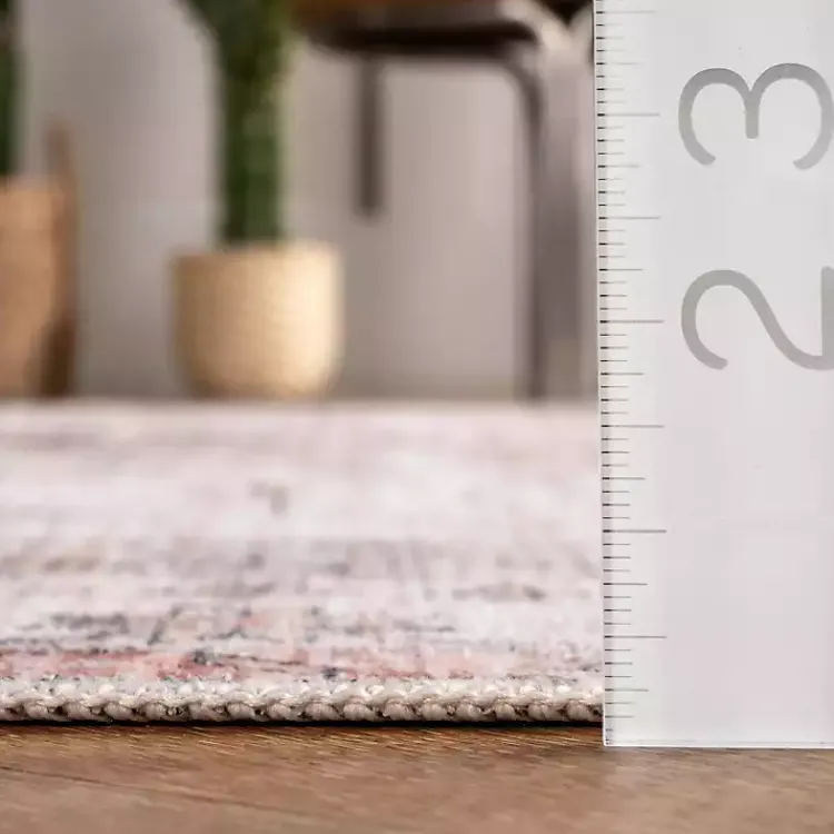 Area Rugs-Kirklands Home Natural Faded Vintage Washable Area Rug, 5x8