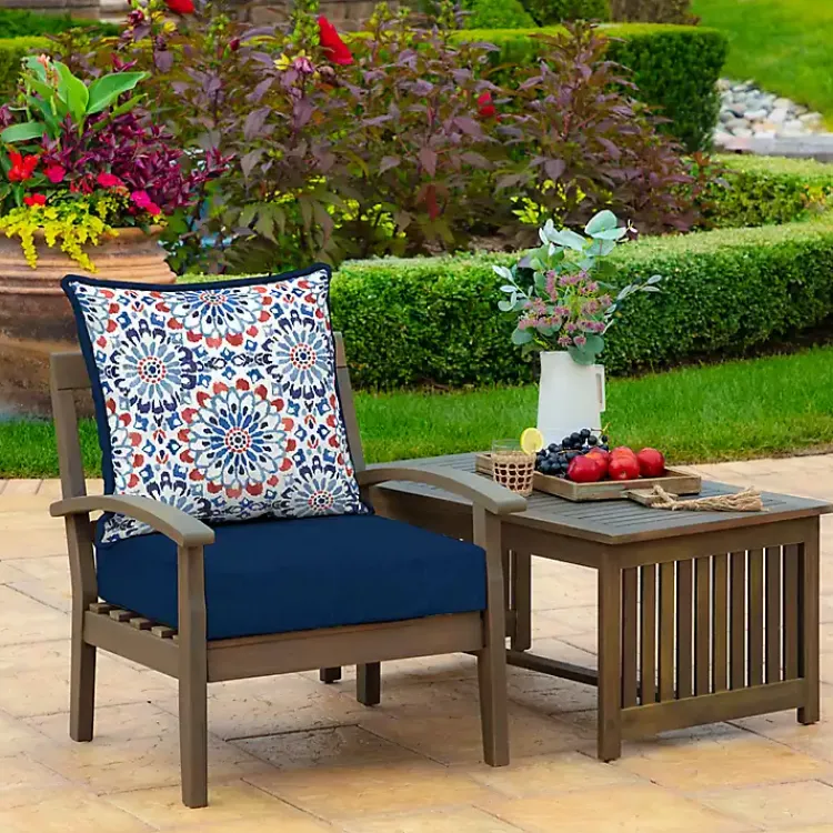 Outdoor Cushions & Pillows-Kirklands Home Clark 2-pc. Outdoor Deep Seat Cushion