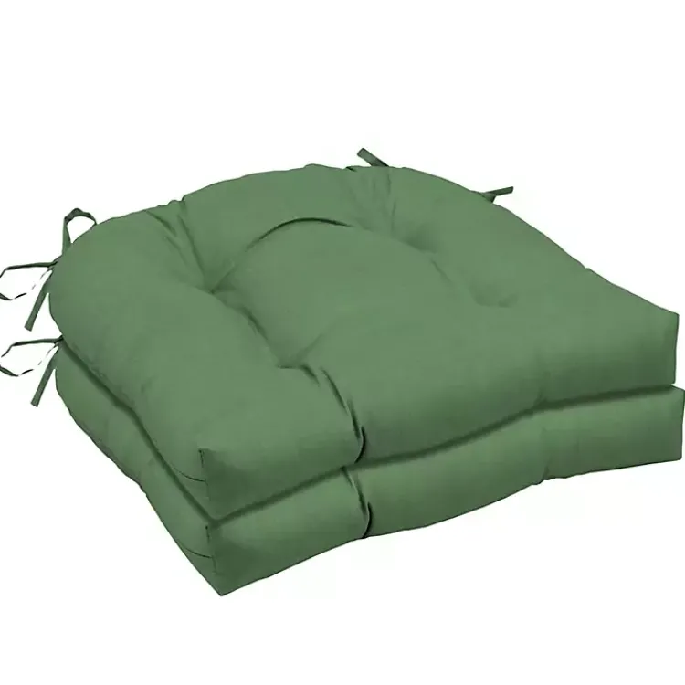 Outdoor Cushions & Pillows-Kirklands Home Moss Leala 2-pc. Outdoor Wicker Chair Cushion Set Green