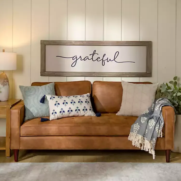 Wall Quotes & Signs-Kirklands Home Grateful Wooden Wall Plaque