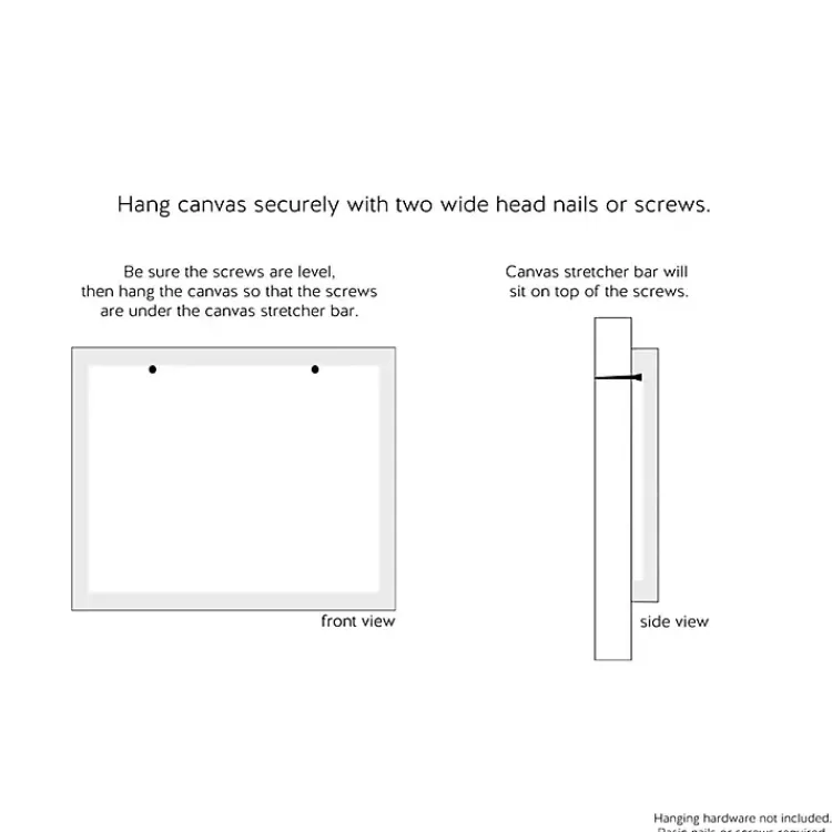 Canvas Art-Kirklands Home Coastal Brushstrokes Canvas Art Print, Set of 2