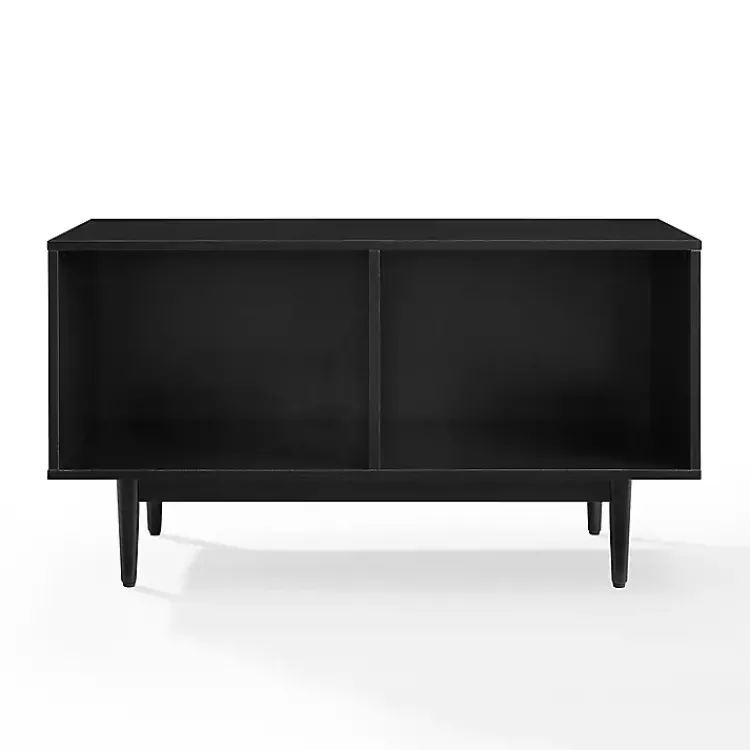 Console Tables-Kirklands Home Black Modern Wood Console Table, 40 in.