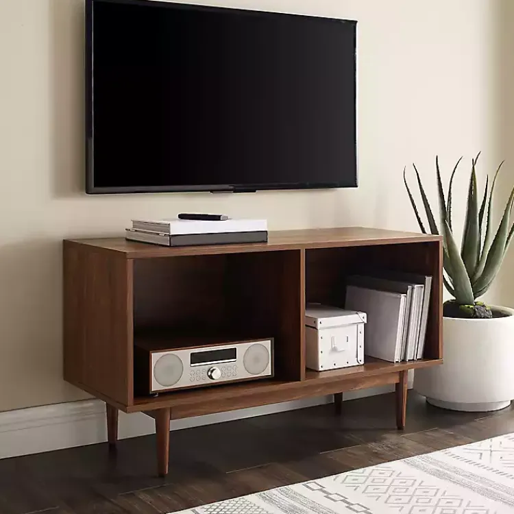 Console Tables-Kirklands Home Stephen Medium Modern Wood Console Table