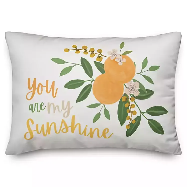 Outdoor Cushions & Pillows-Kirklands Home My Sunshine Fruit Outdoor Lumbar Pillow
